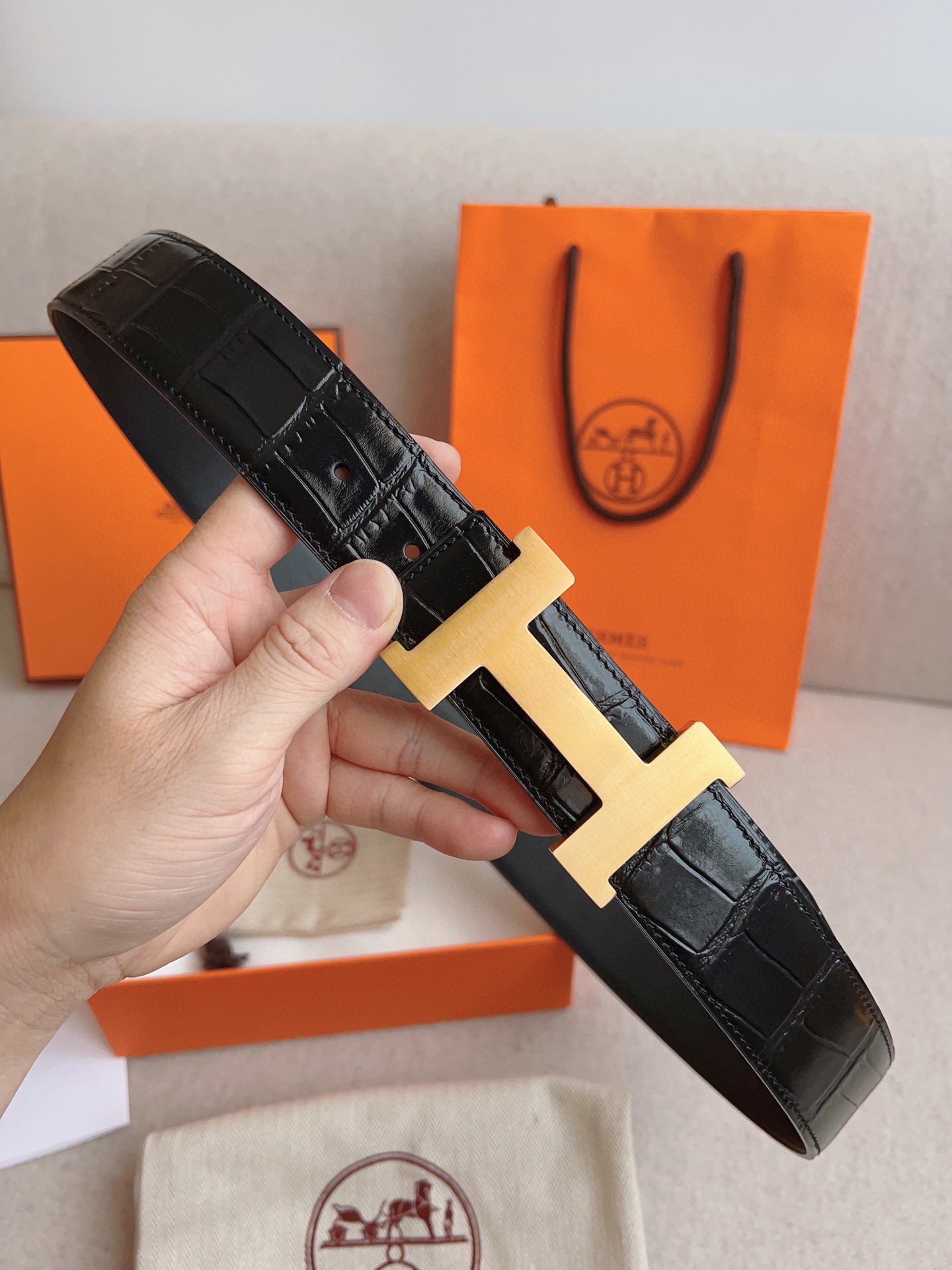 Hermes Leather Belts 1:1 Mirror Version