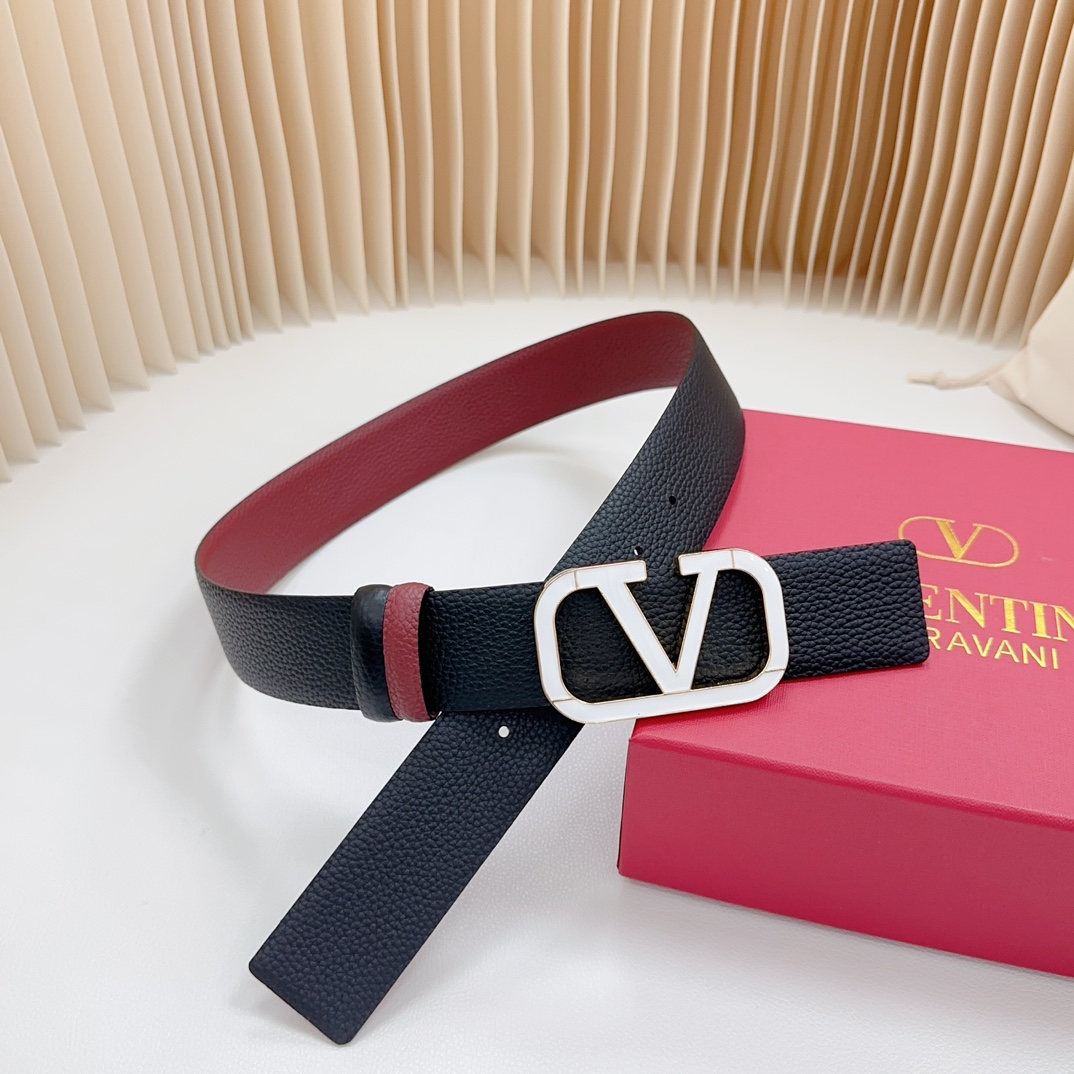Valentino Leather Belts 1:1 Mirror Version