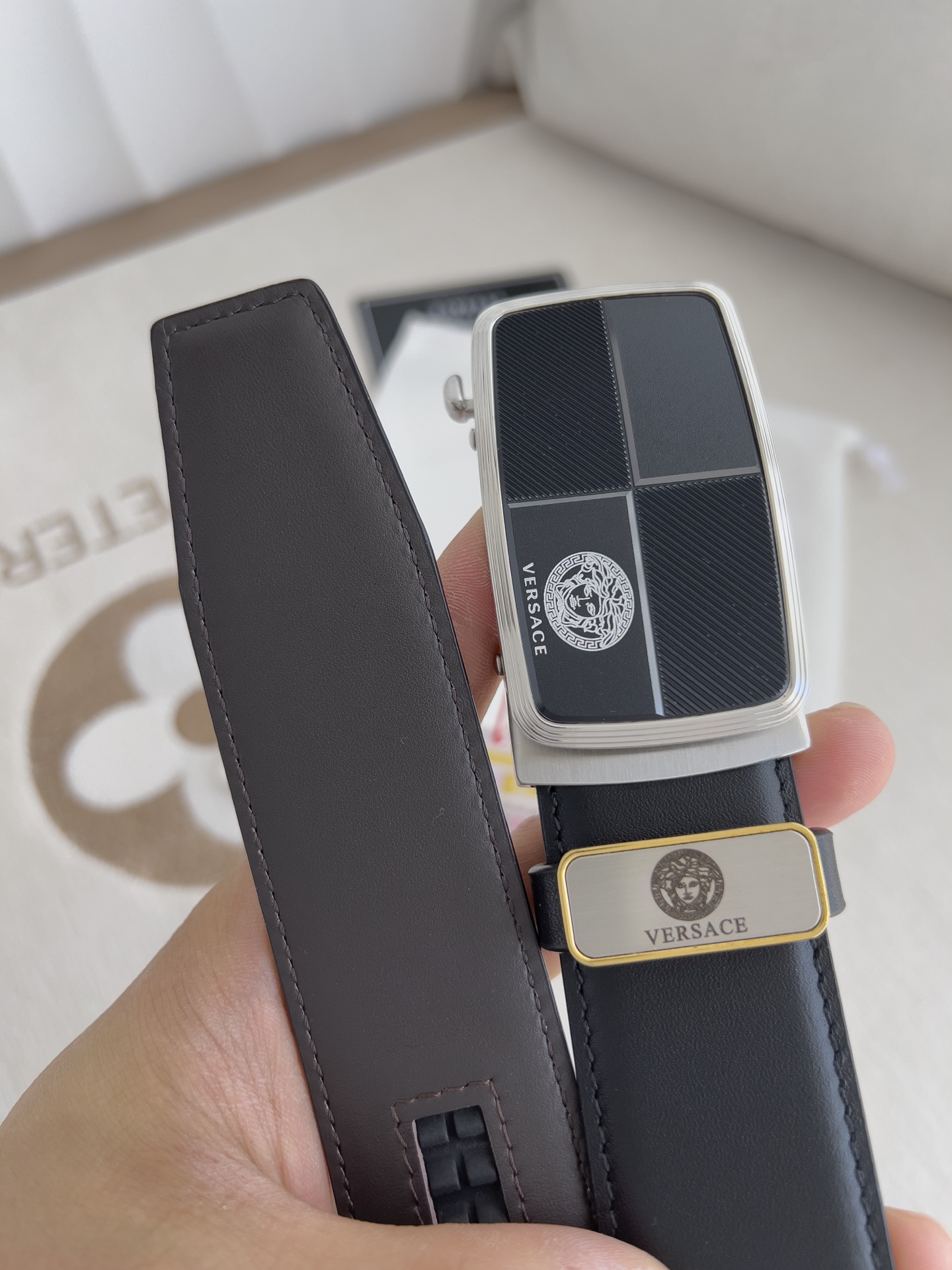 Versace Leather Belts 1:1 Mirror Version