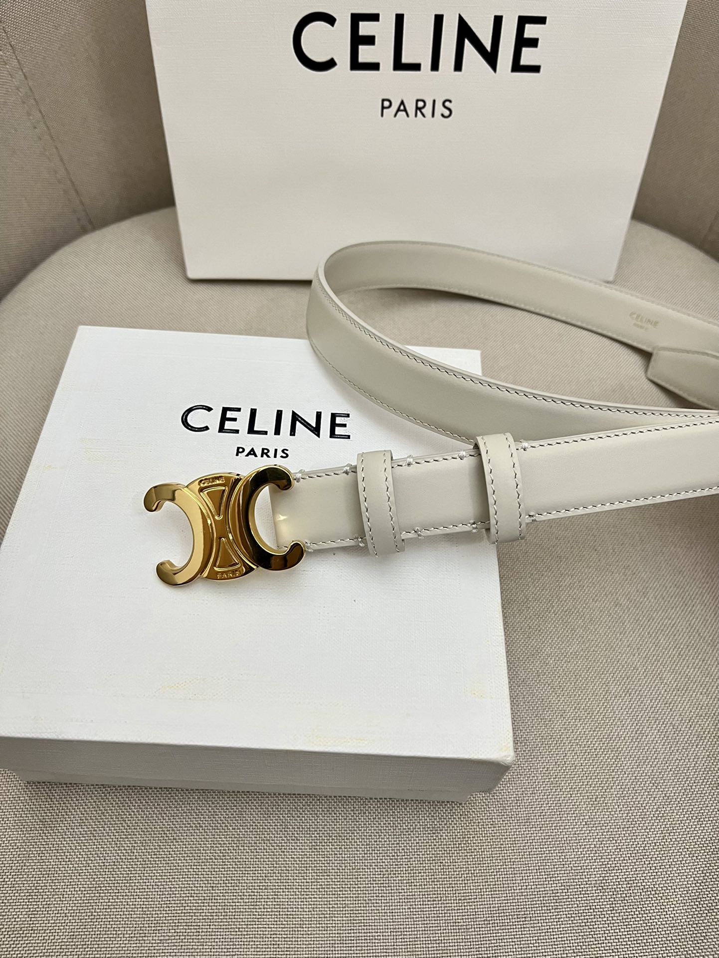 Celine Leather Belts 1:1 Mirror Version