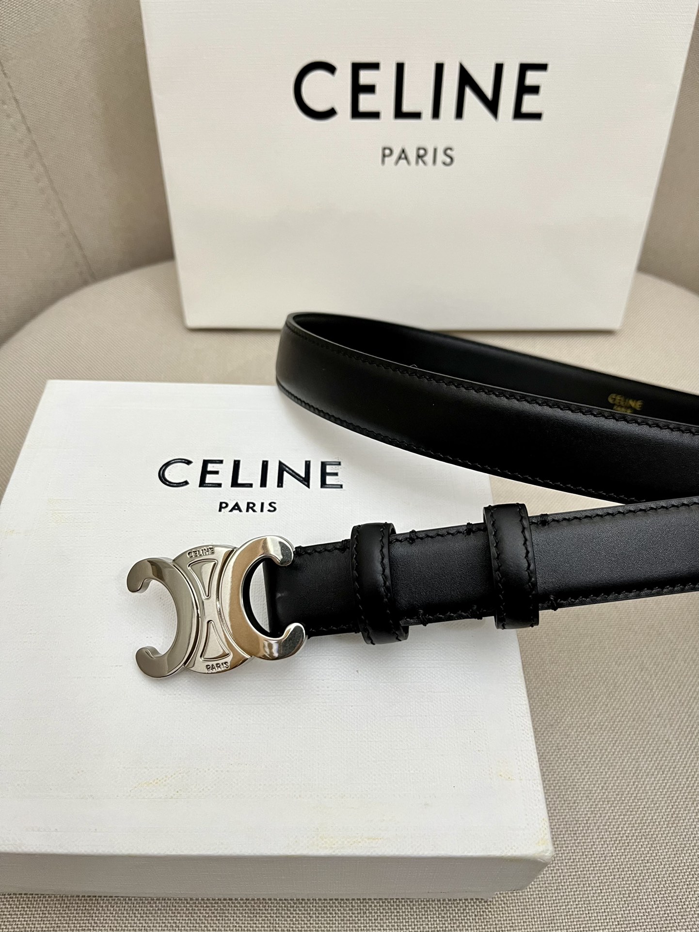 Celine Leather Belts 1:1 Mirror Version