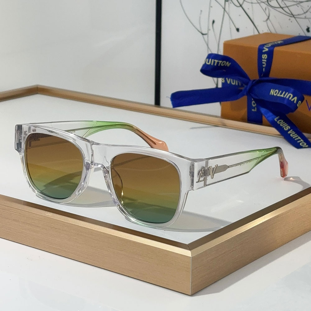 Louis Vuitton LV Mirror Leg Logo identification sunglasses Top quality （Replica）