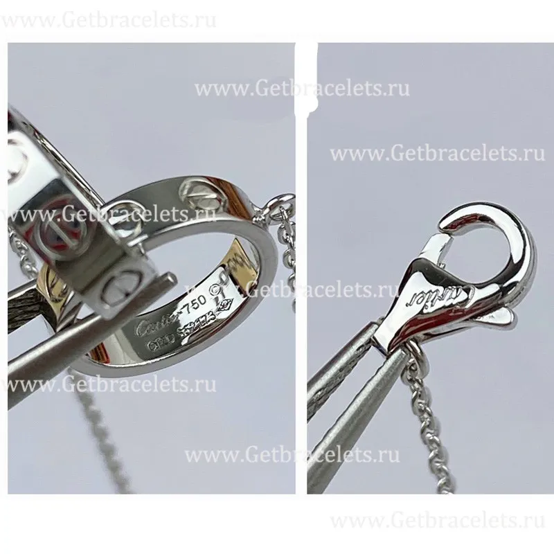 Replica Cariter Love Bracelet Pink Gold Double Ring B6027000