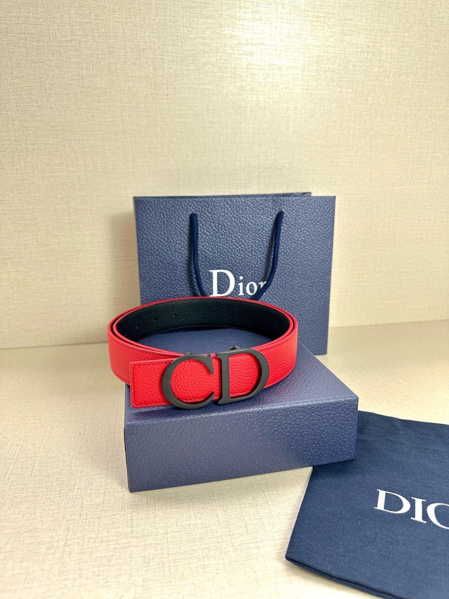 Dior Leather Belts 1:1 Mirror Version