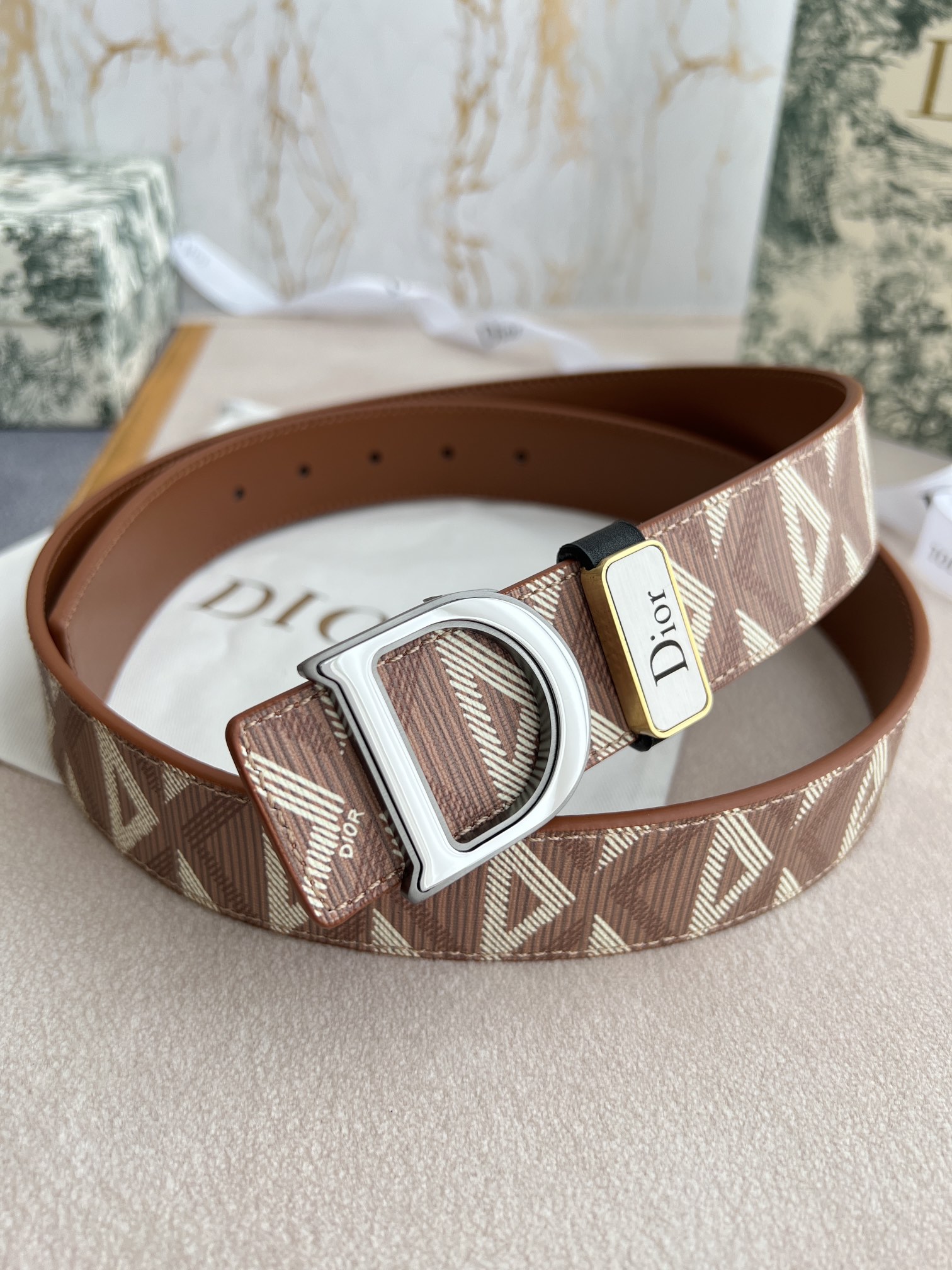 Dior Leather Belts 1:1 Mirror Version