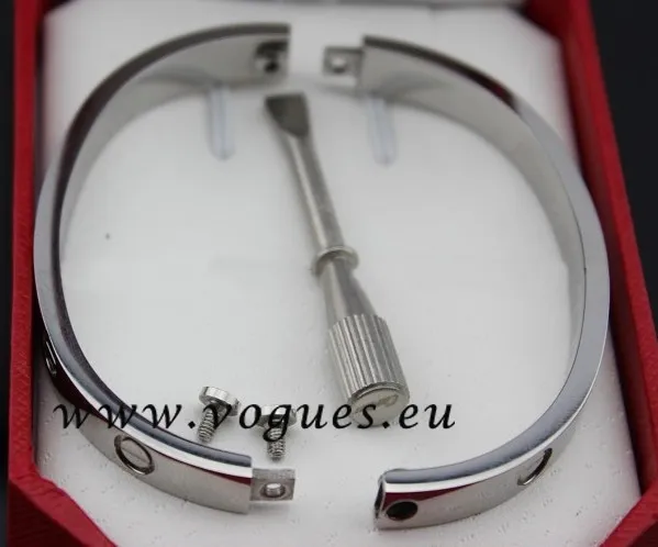 Cartier Couple Bracelet White Gold B6041000 (New Version – Prevent Screws Fall Out)
