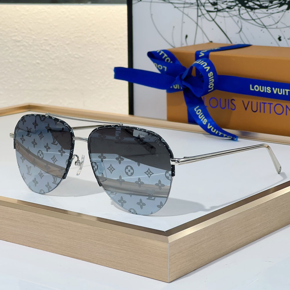 Louis Vuitton LV Frame Logo sunglasses Top quality （Replica）