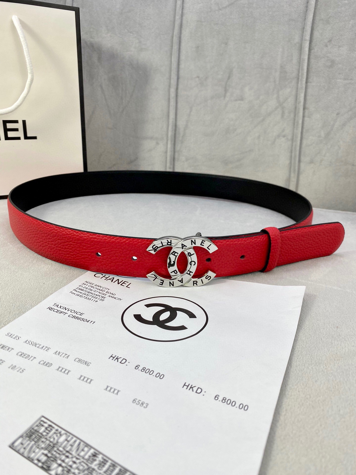 Chanel Leather Belts 1:1 Mirror Version