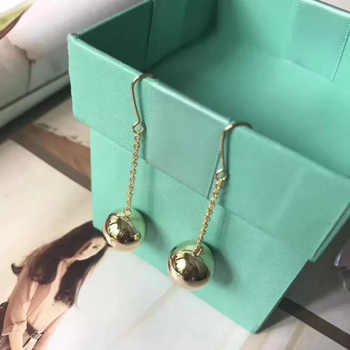 Tiffany HardWear Ball Hook Earrings 2018 Latest For Ladies 38096753/38172808/38172816