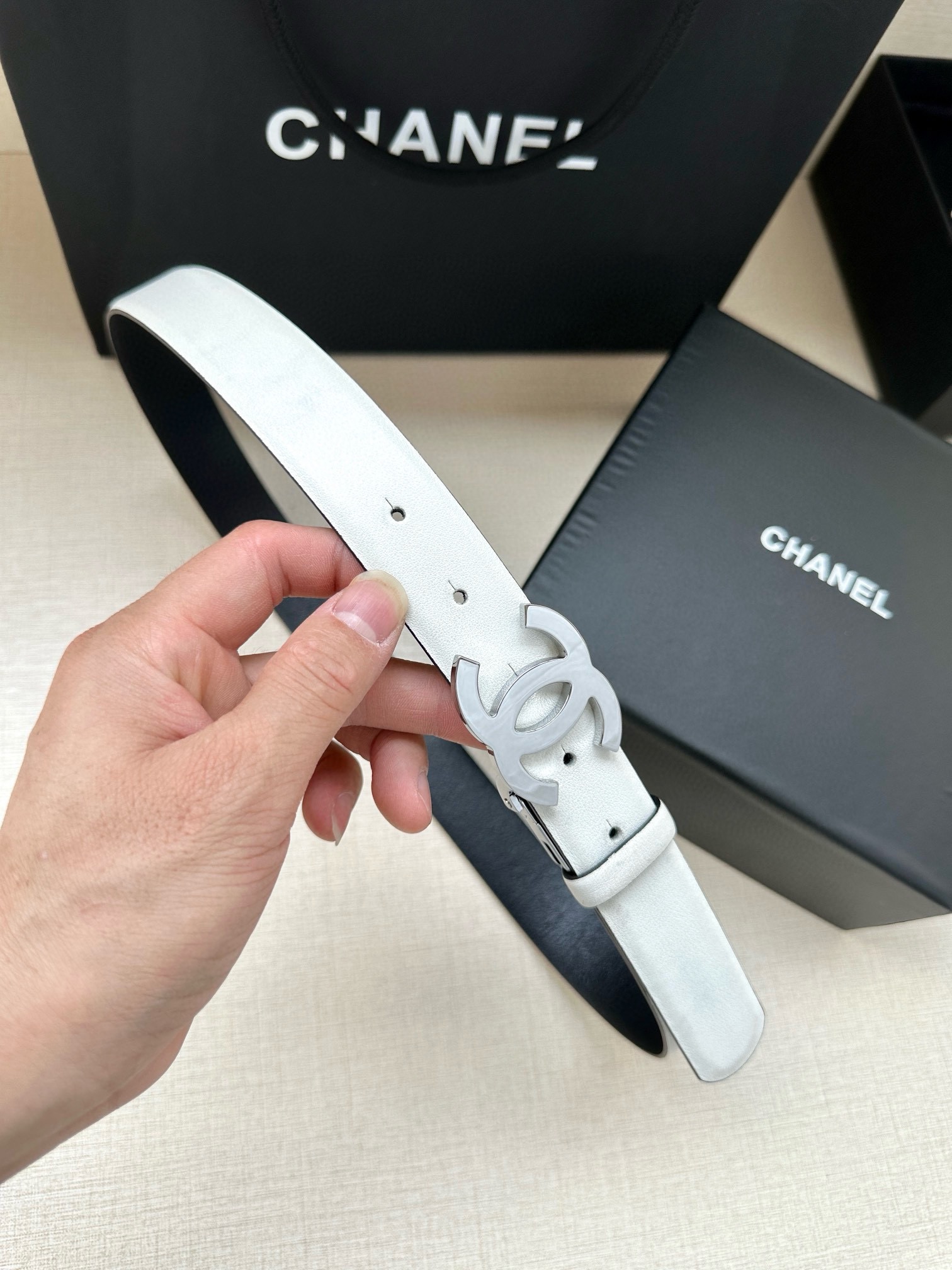 Chanel Leather Belts 1:1 Mirror Version