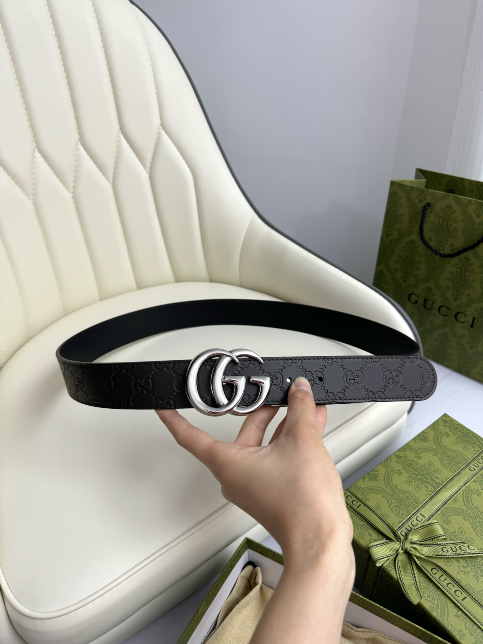 Gucci Leather Belts 1:1 Mirror Version