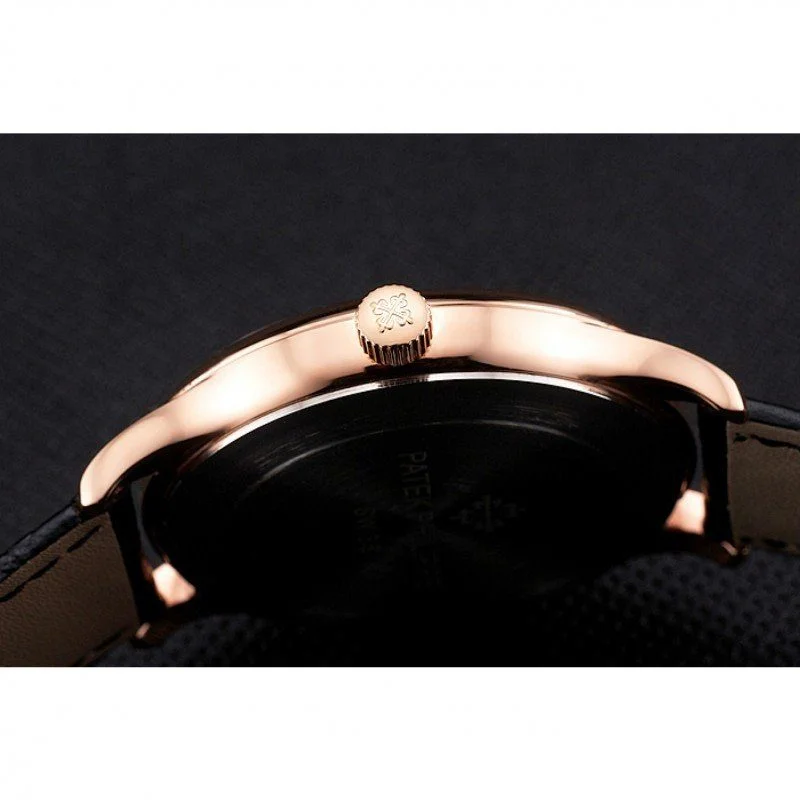 Calatrava Dial Silver 40 mm, Rose Gold