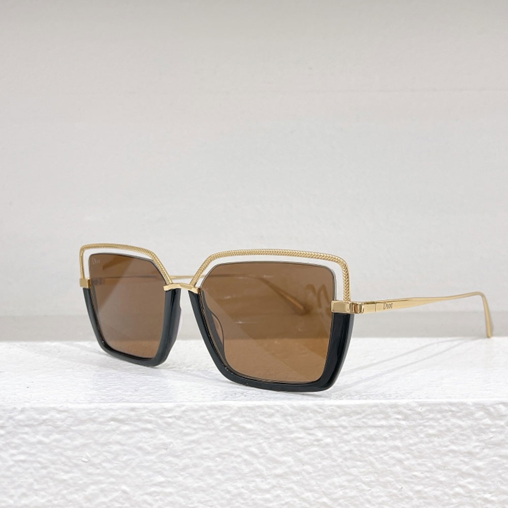 Dior  Stylish Temperament Hollow Frame sunglasses Top quality (Replica）