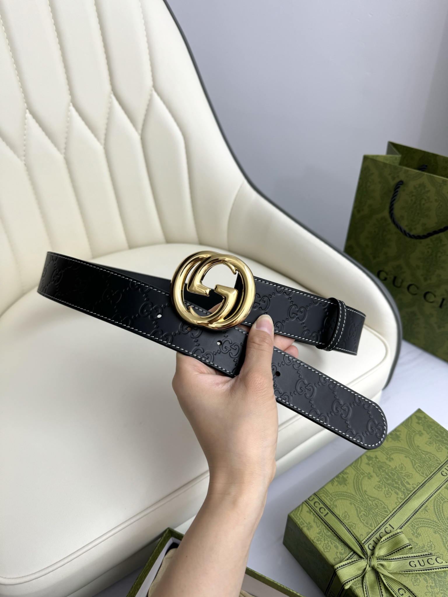 Gucci Leather Belts 1:1 Mirror Version