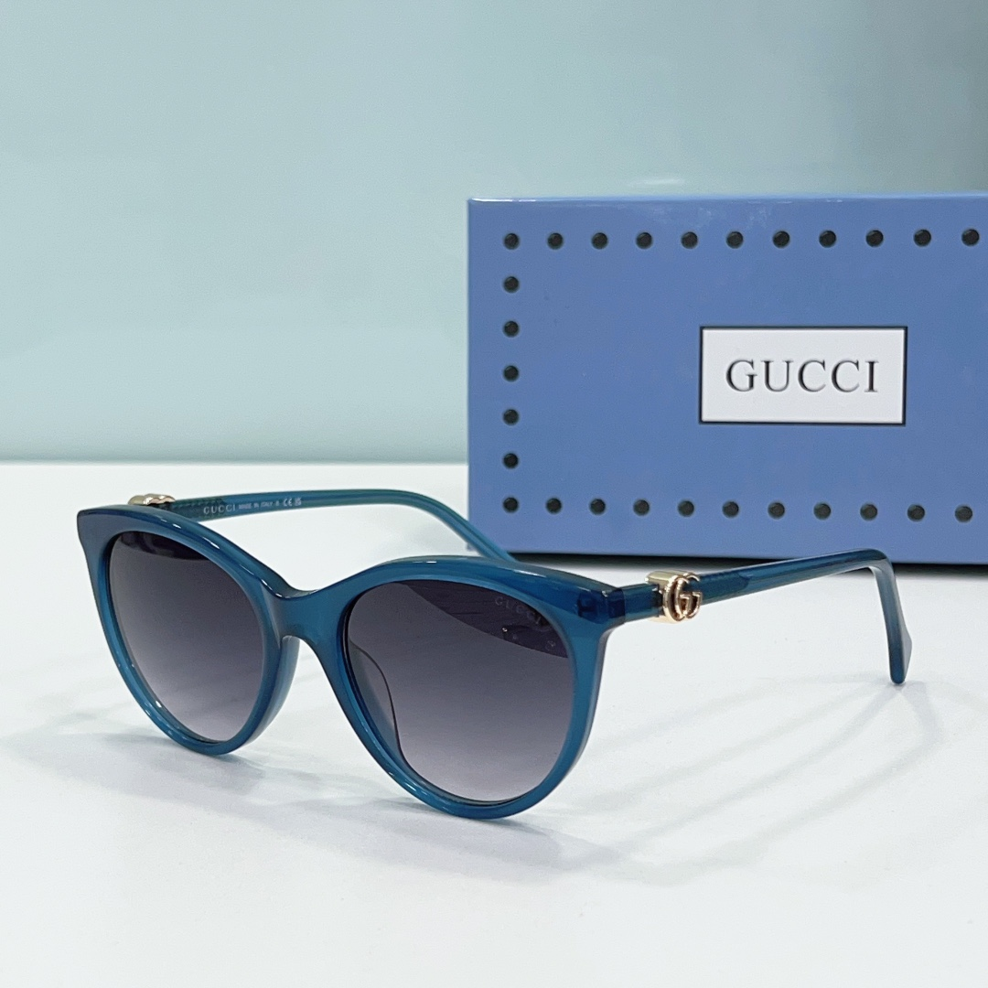 Gucci  Mirror leg Double G Logo  sunglasses Top quality （Replica）