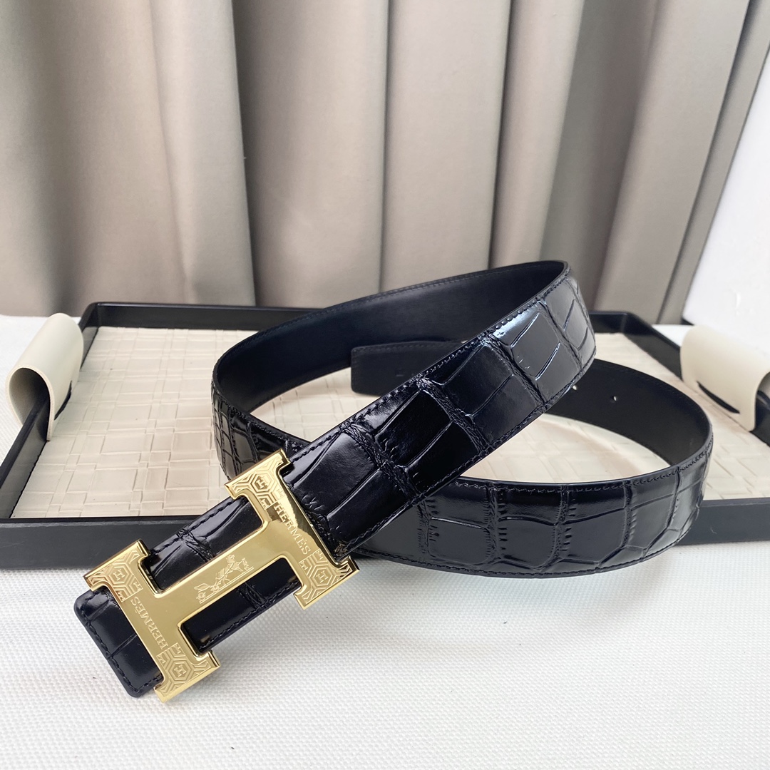 Hermes Leather Belts 1:1 Mirror Version