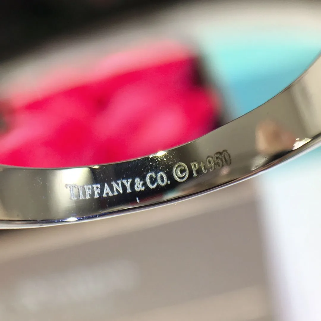 High Quality Tiffany Elsa Peretti Platinum 925 Silver Band Ring 6/7/8 (US)