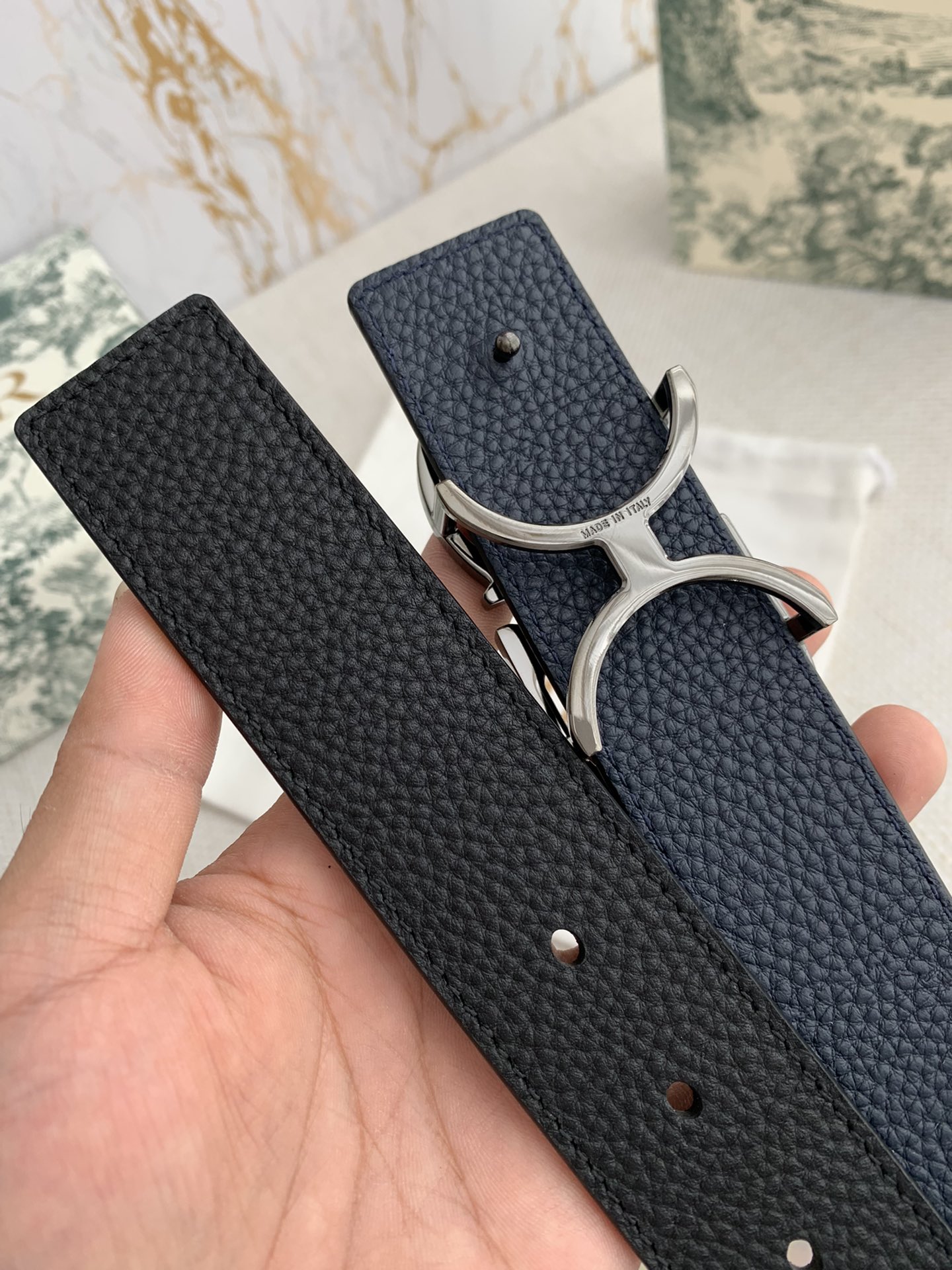 Dior Leather Belts 1:1 Mirror Version