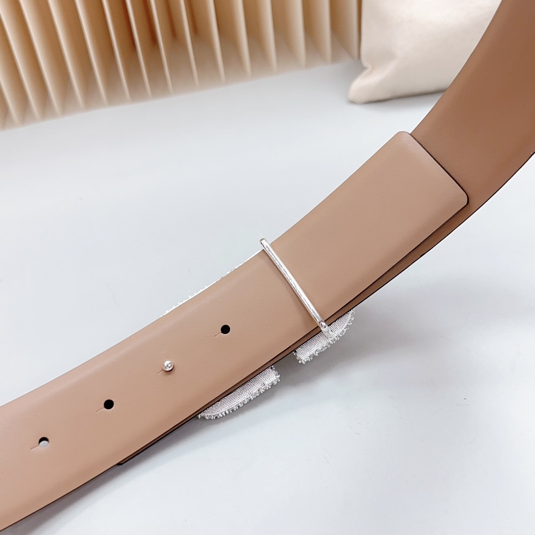 Valentino Leather Belts 1:1 Mirror Version