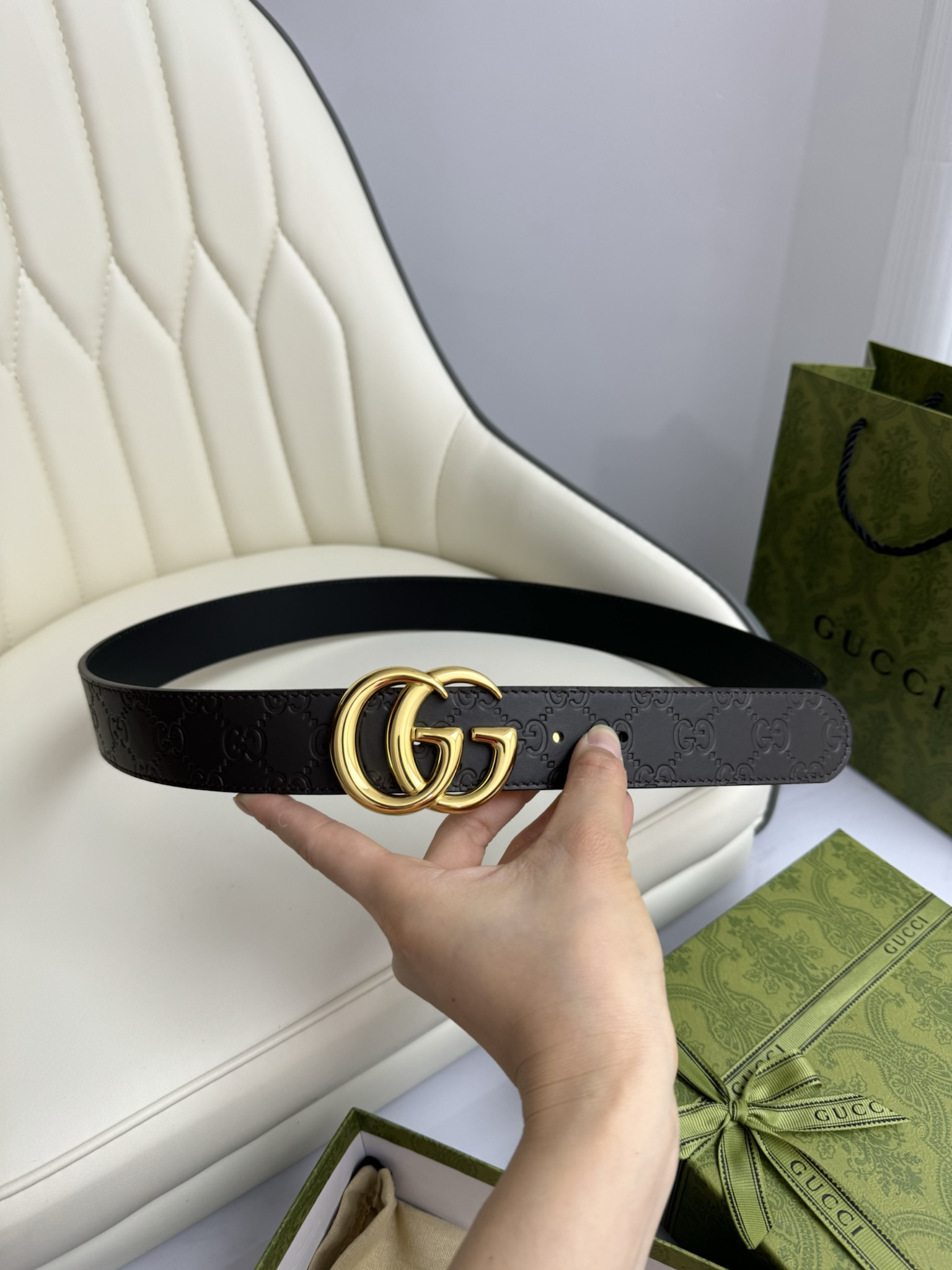 Gucci Leather Belts 1:1 Mirror Version