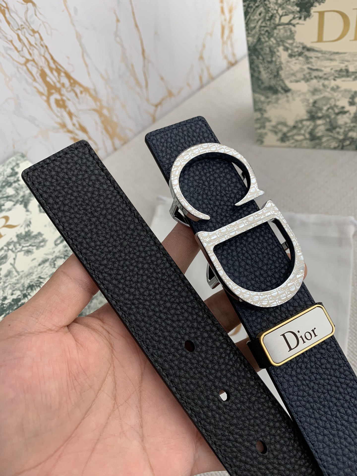 Dior Leather Belts 1:1 Mirror Version