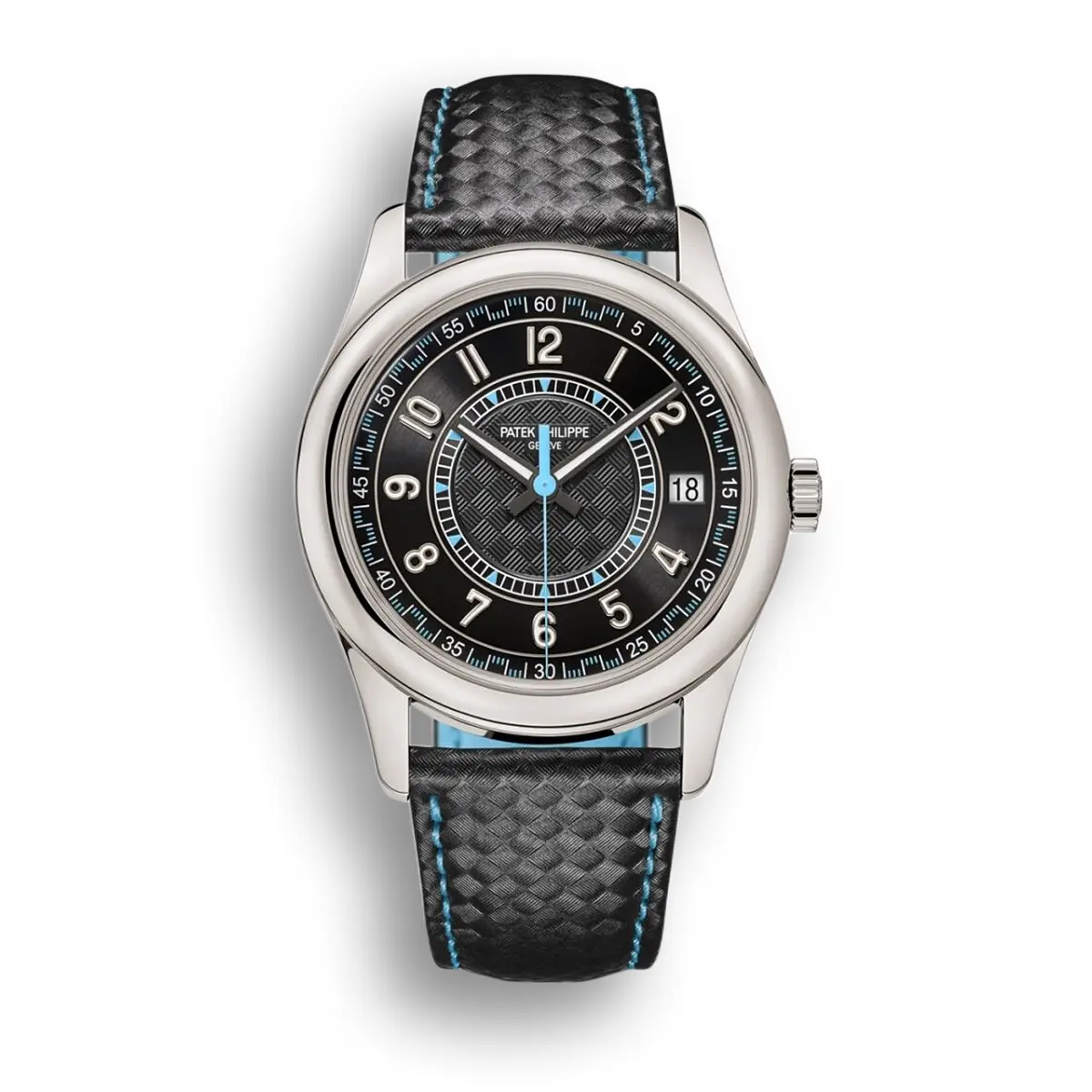 Calatrava 6007G-011 DATE, SWEEP SECONDS. 40 mm,White gold,