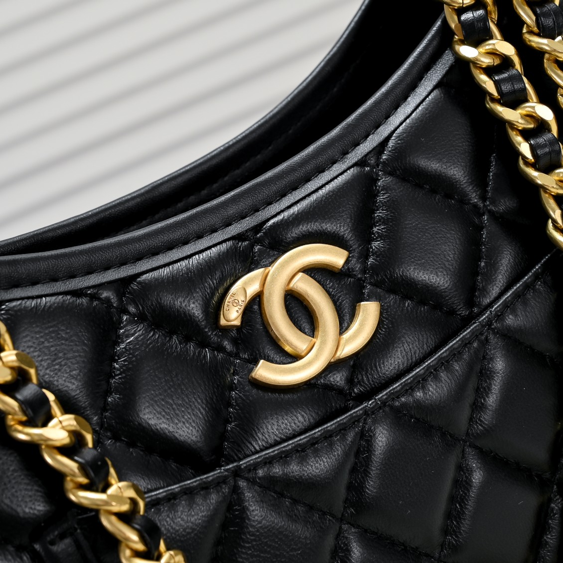 Chanel 24S Half Moon  Hobo Underarm Bag  Shoulder Bag Handbag