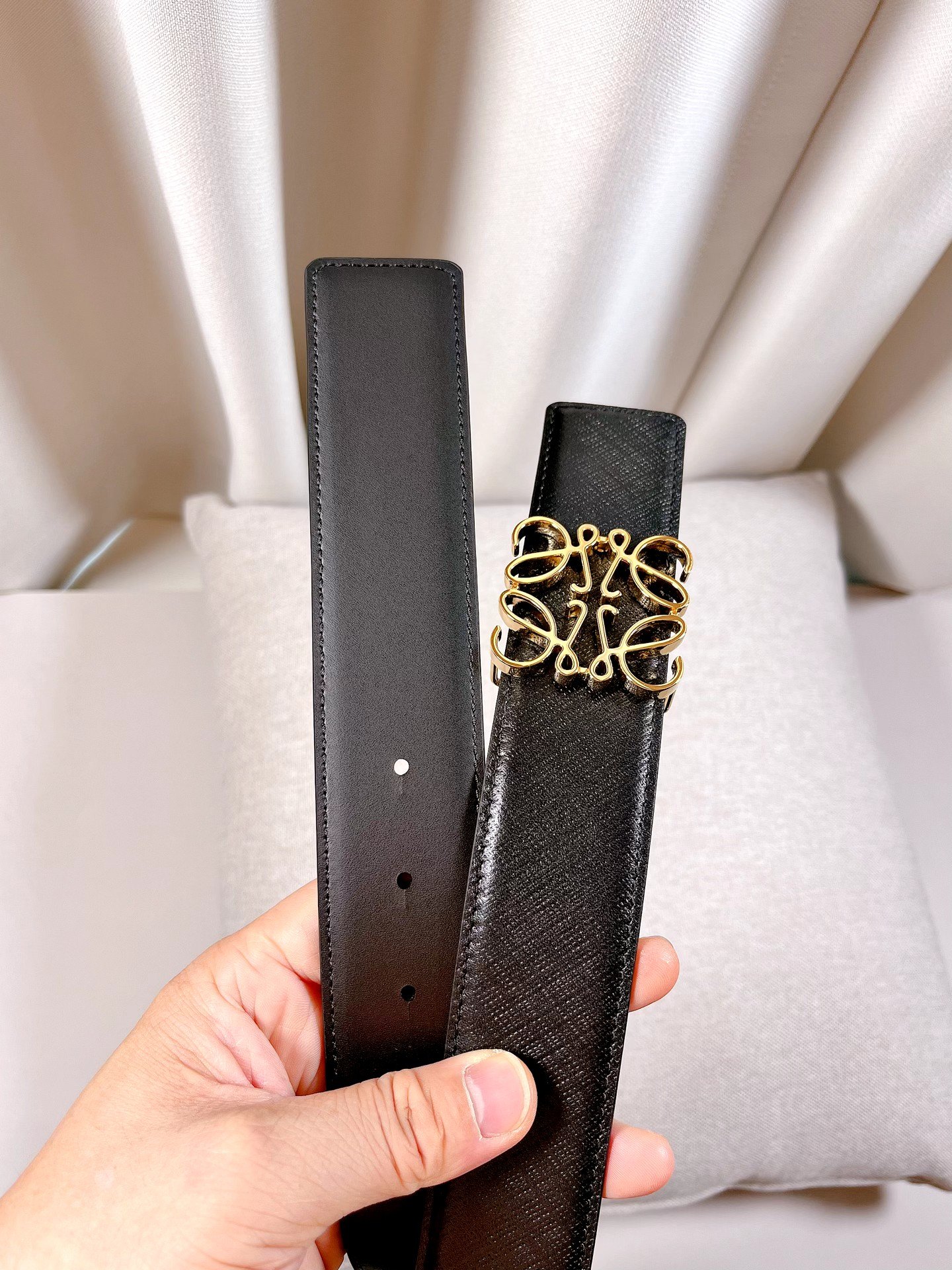 Loewe Leather Belts 1:1 Mirror Version