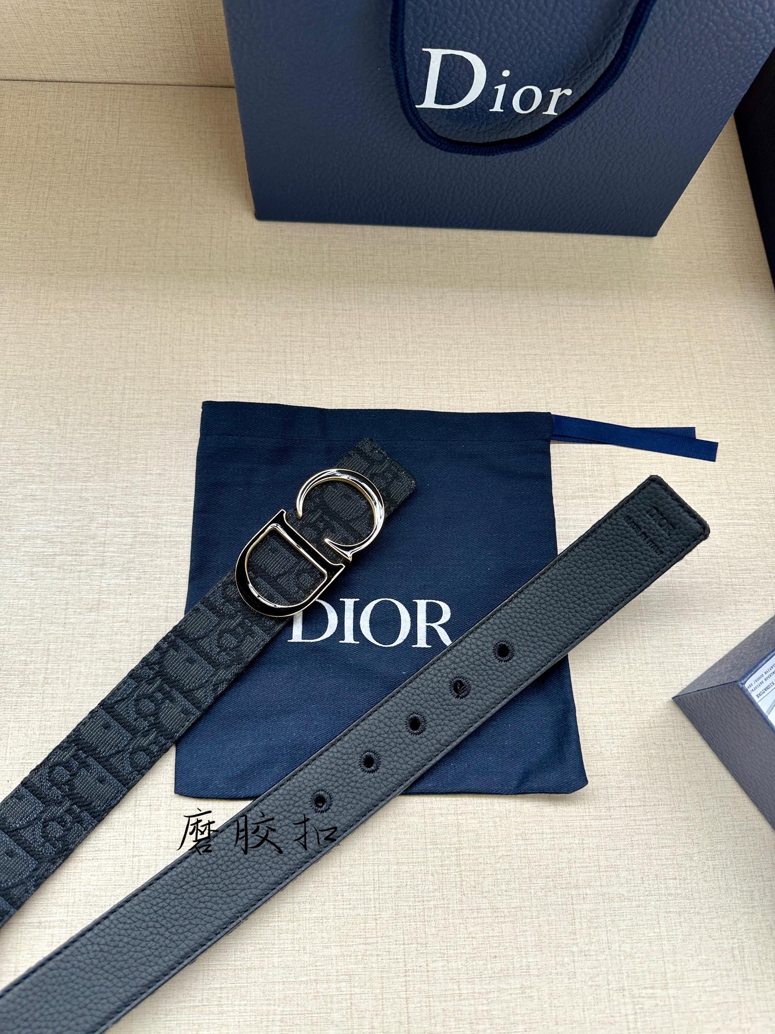Dior Leather Belts 1:1 Mirror Version