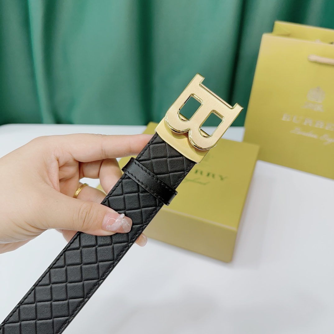 Burberry Leather Belts 1:1 Mirror Version