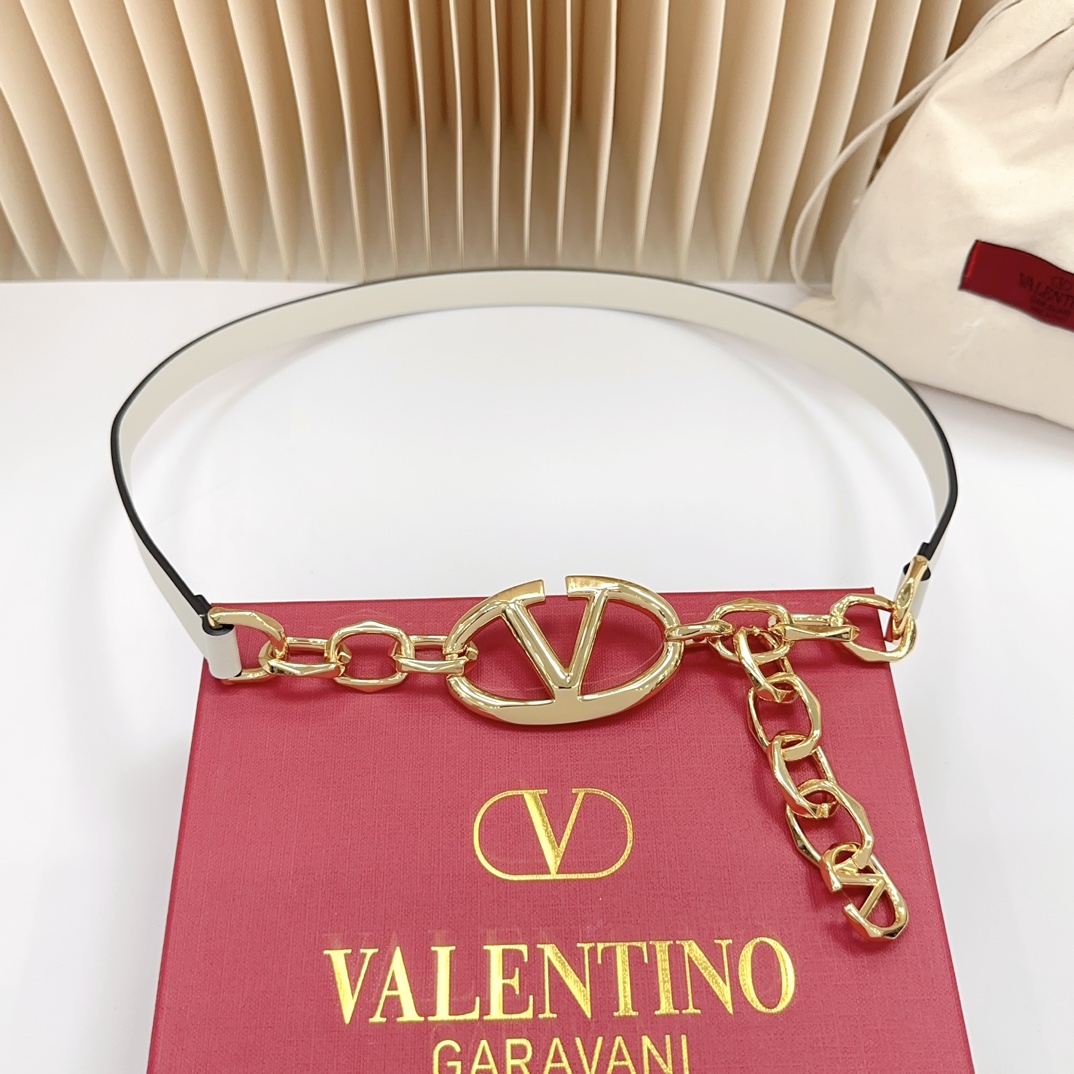 Valentino Leather Belts 1:1 Mirror Version
