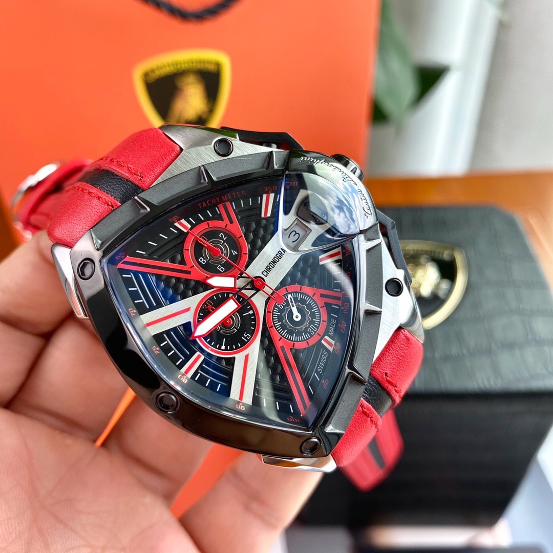 Tonino Lamborghini New Spyder Chronograph Black / Red