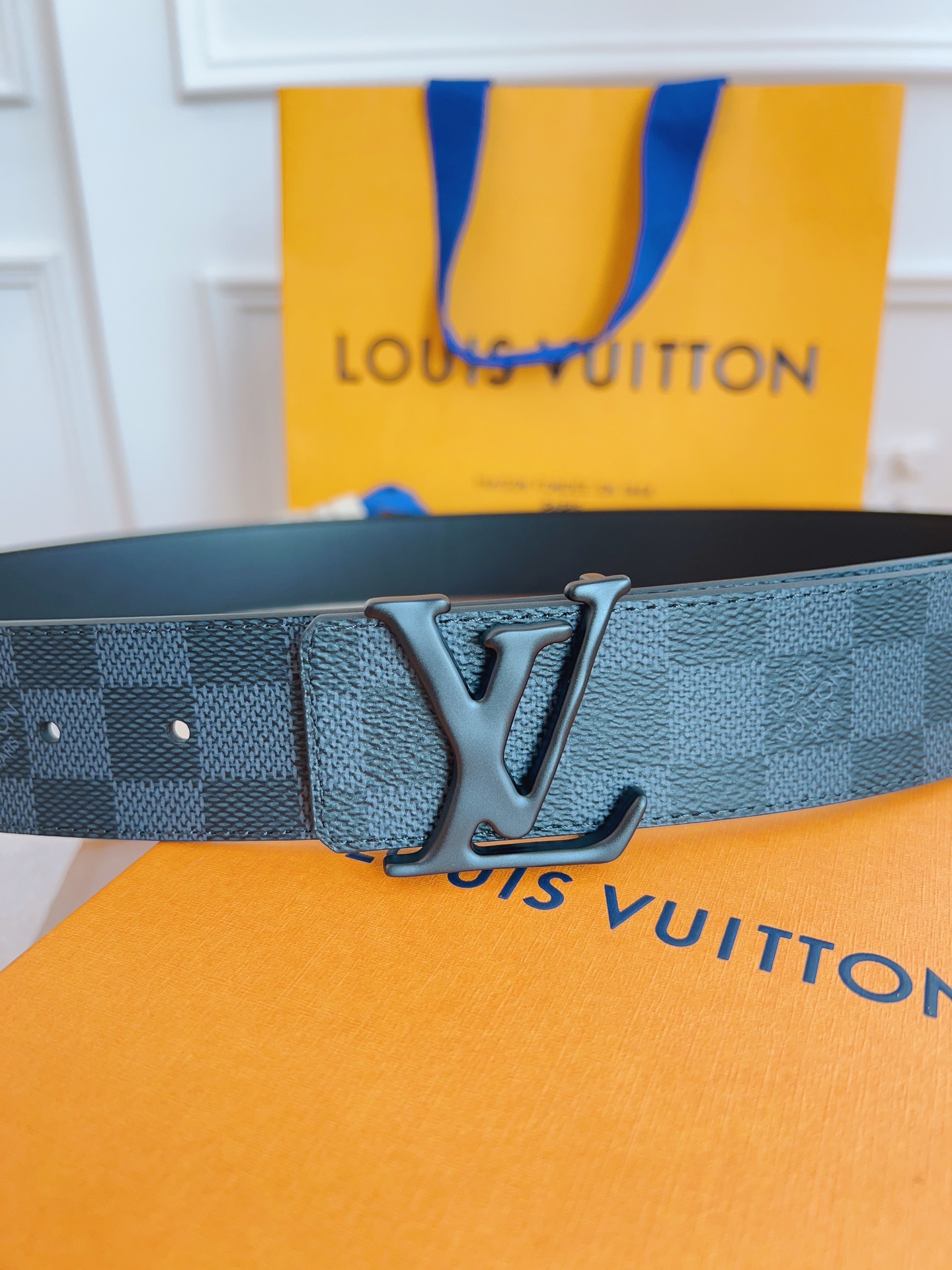 Louis Vuitton LV Leather Belts 1:1 Mirror Version