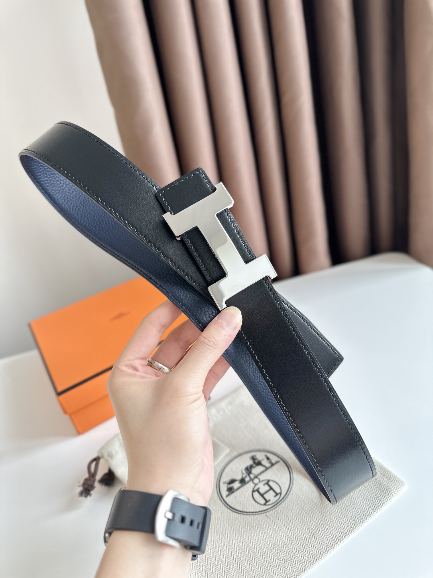 Hermes Leather Belts 1:1 Mirror Version