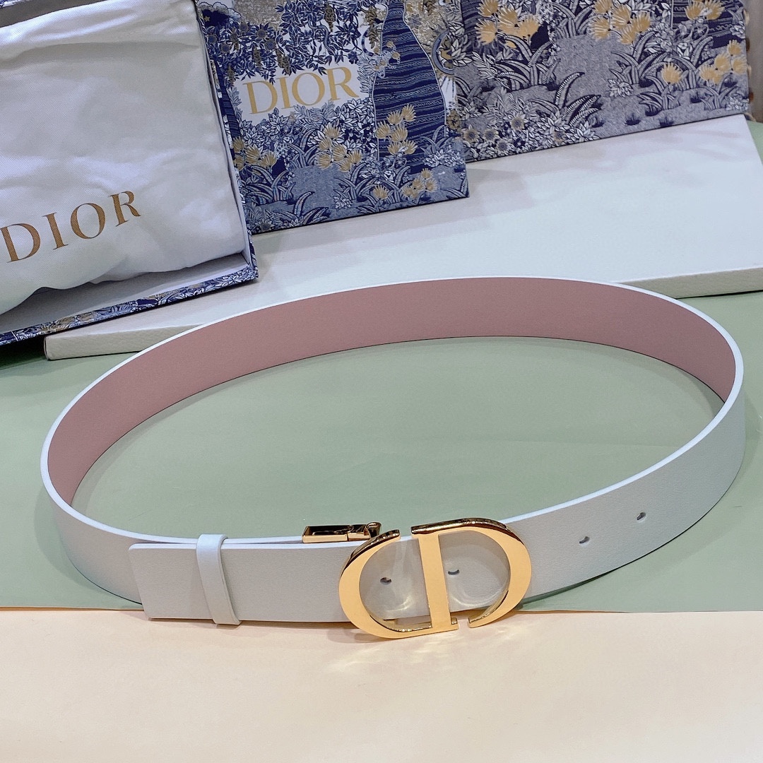 Dior Leather Belts 1:1 Mirror Version