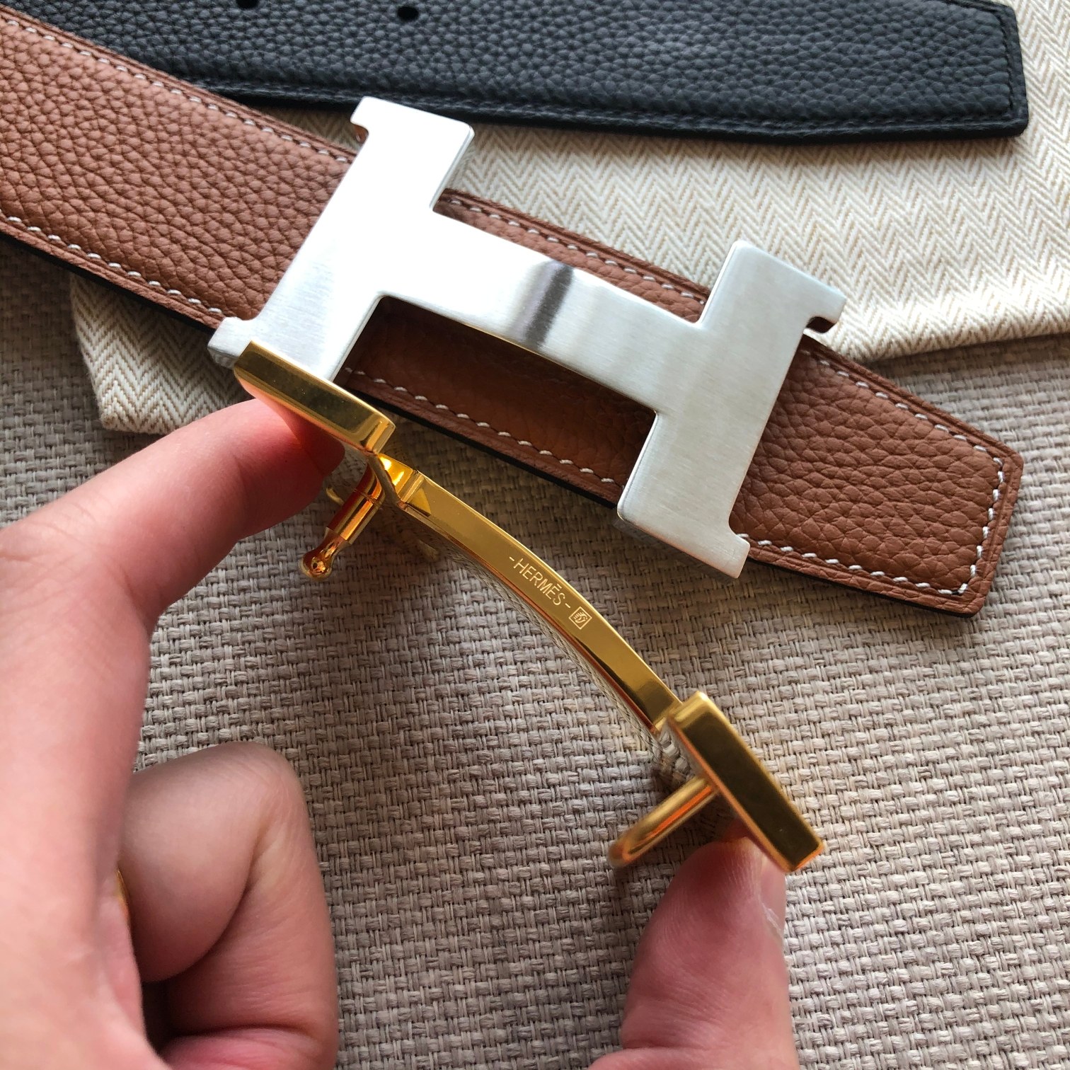 Hermes Leather Belts 1:1 Mirror Version