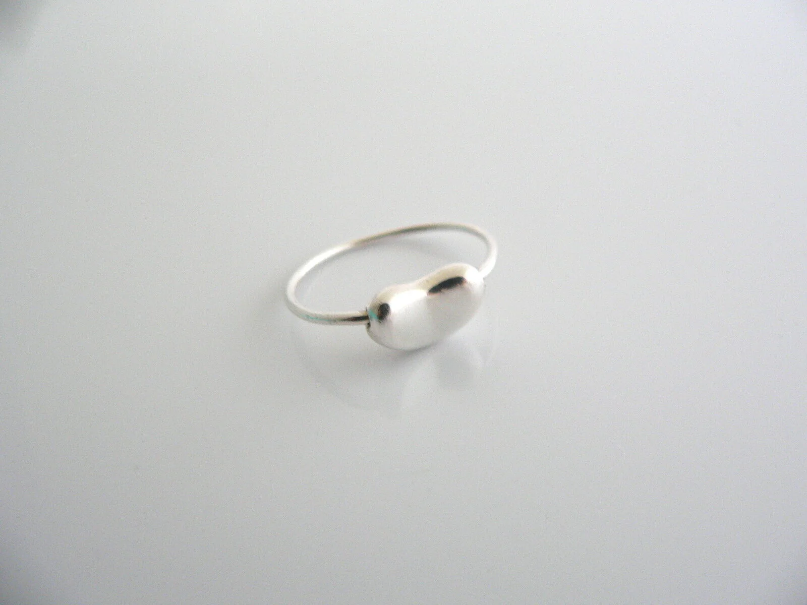 Tiffany & Co Bean Ring Band Elsa Peretti Love Ring Sz 6.5 Gift Rare Classic Art