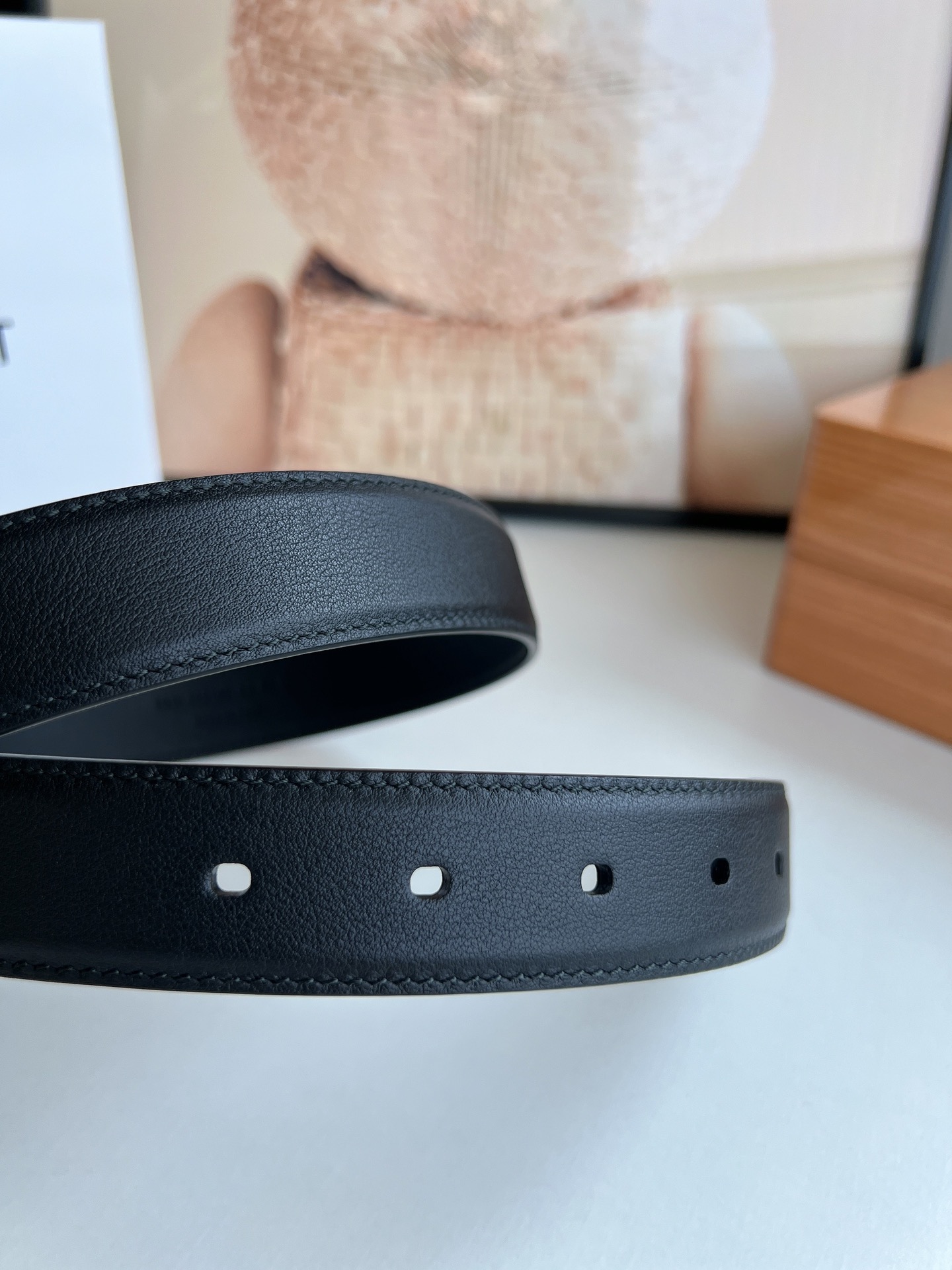 YSL Saint Laurent Leather Belts 1:1 Mirror Version