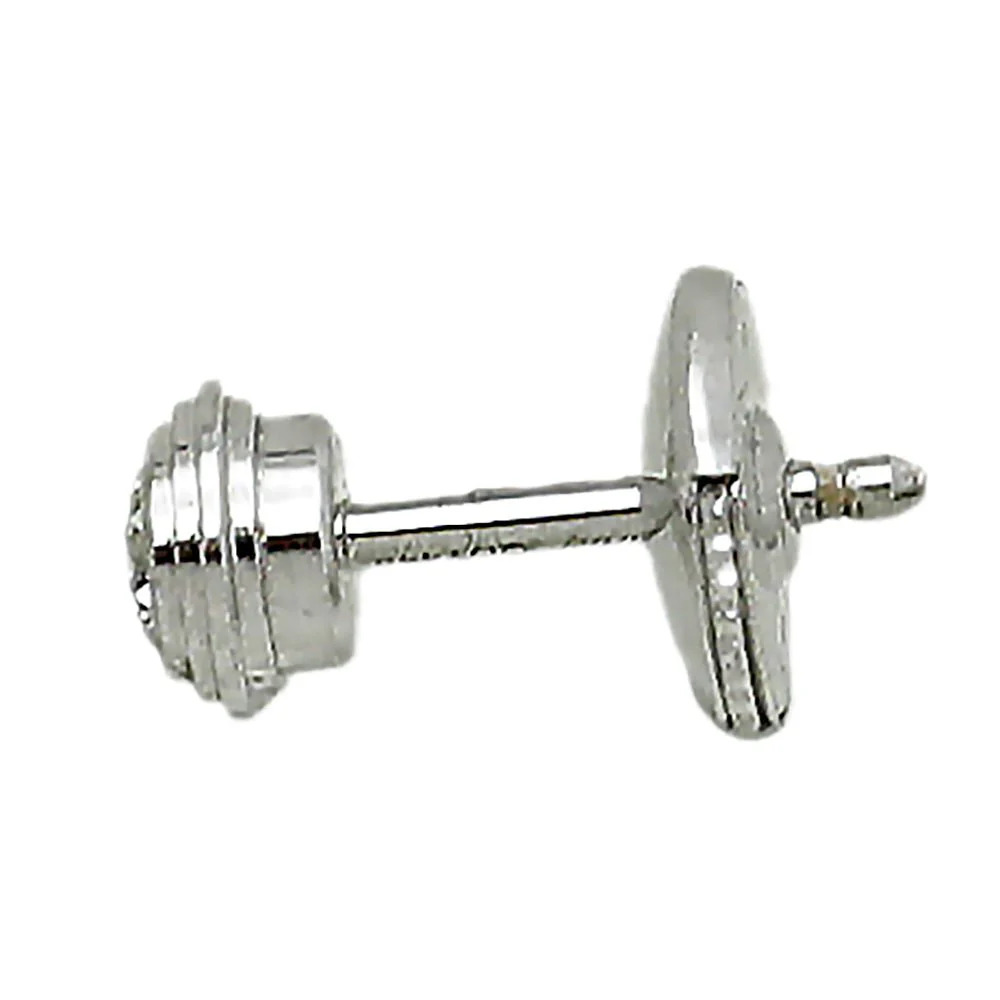 Cartier 18K White Gold Diamond D'amour Medium Model Earrings