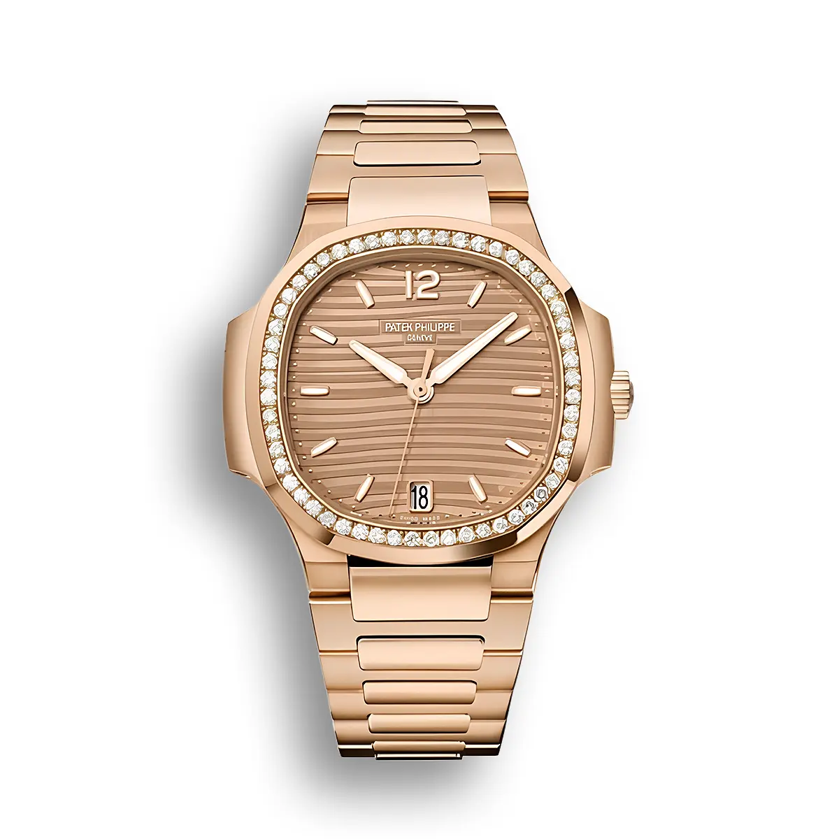Nautilus 7118/1200R-010 Ladies Automatic 35.2 mm,Rose gold