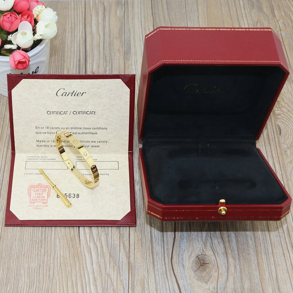 Original Cartier Love Bracelet Packaging Set