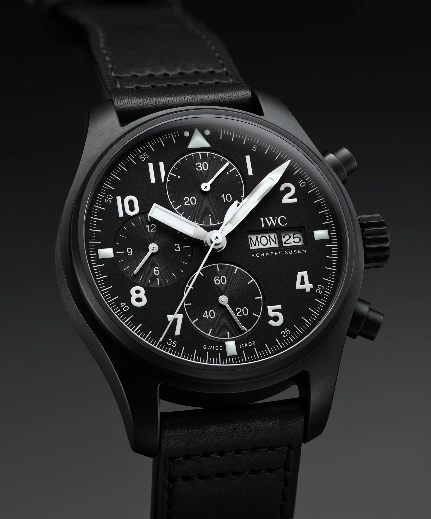 Schaffhausen Pilots watch chronograph edition tribute to 3705 iw387905