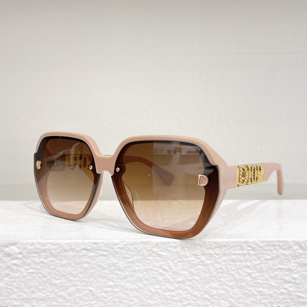 Dior Lrregular Logo Sunglasses Top Quality (Replica）