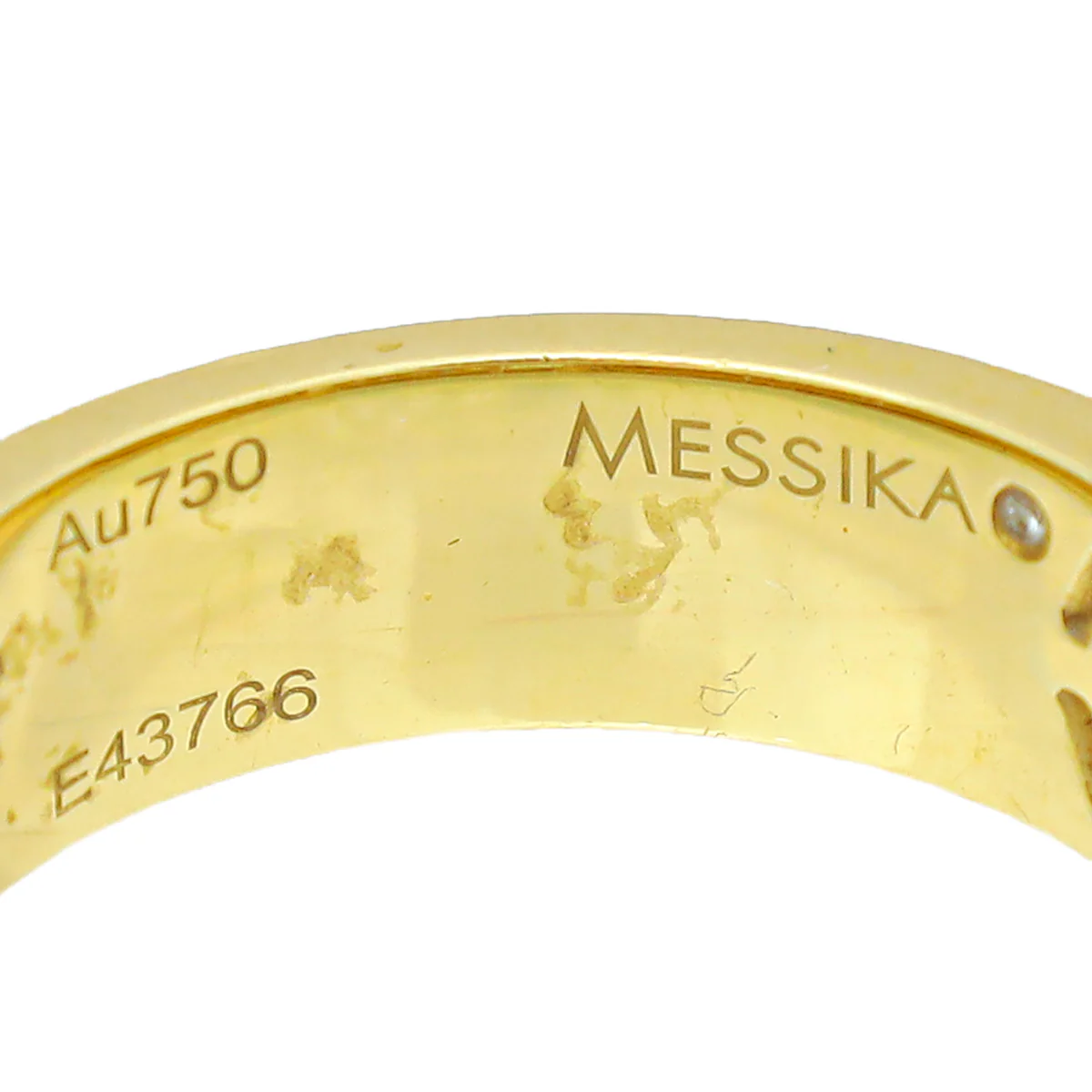 Messika 18K Yellow Gold Move Noa Pave Diamond Ring 49
