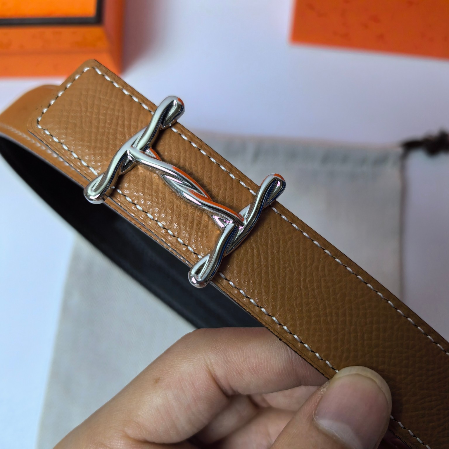 Hermes Leather Belts 1:1 Mirror Version