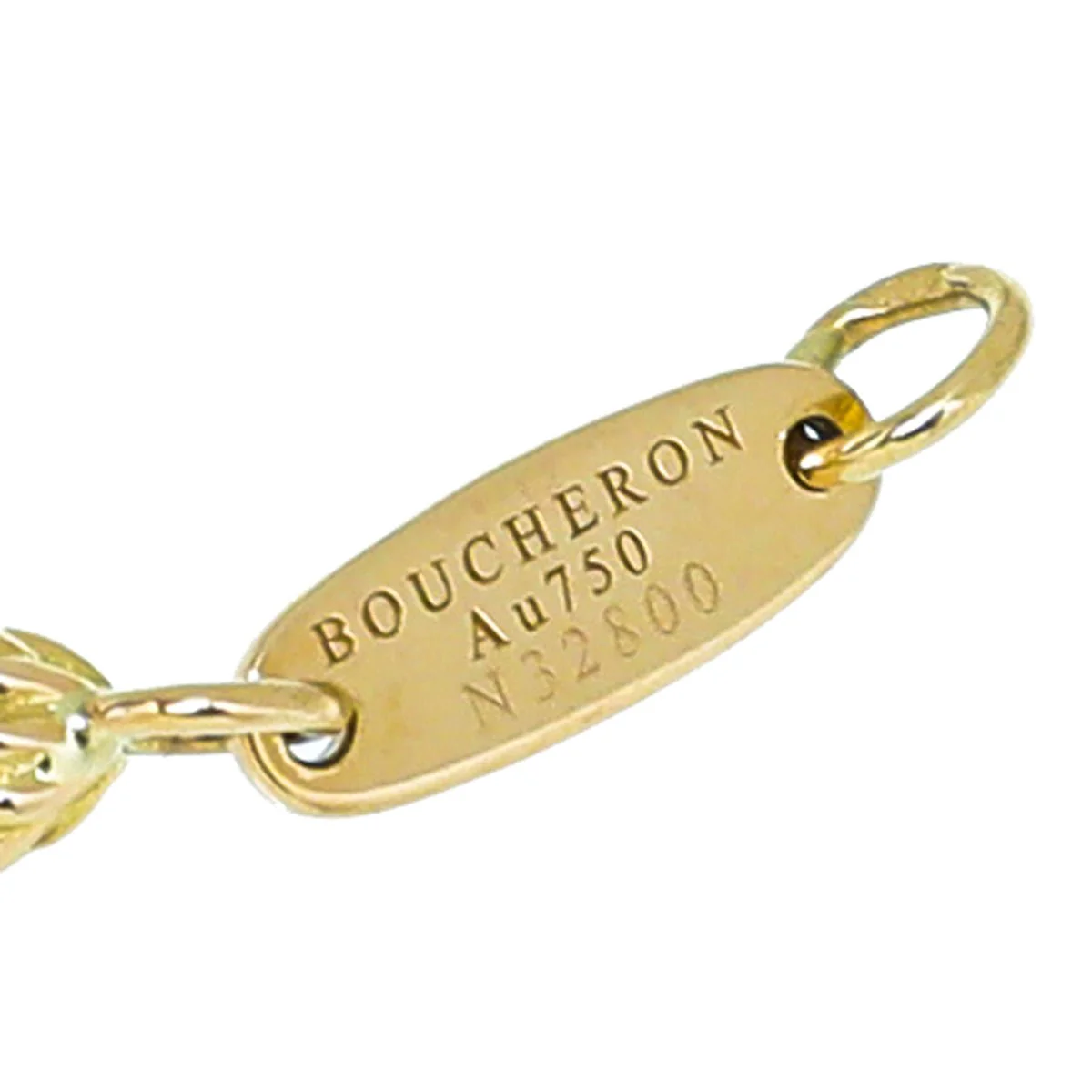 Boucheron 18K Yellow Gold Diamond Serpent Boheme Bracelet