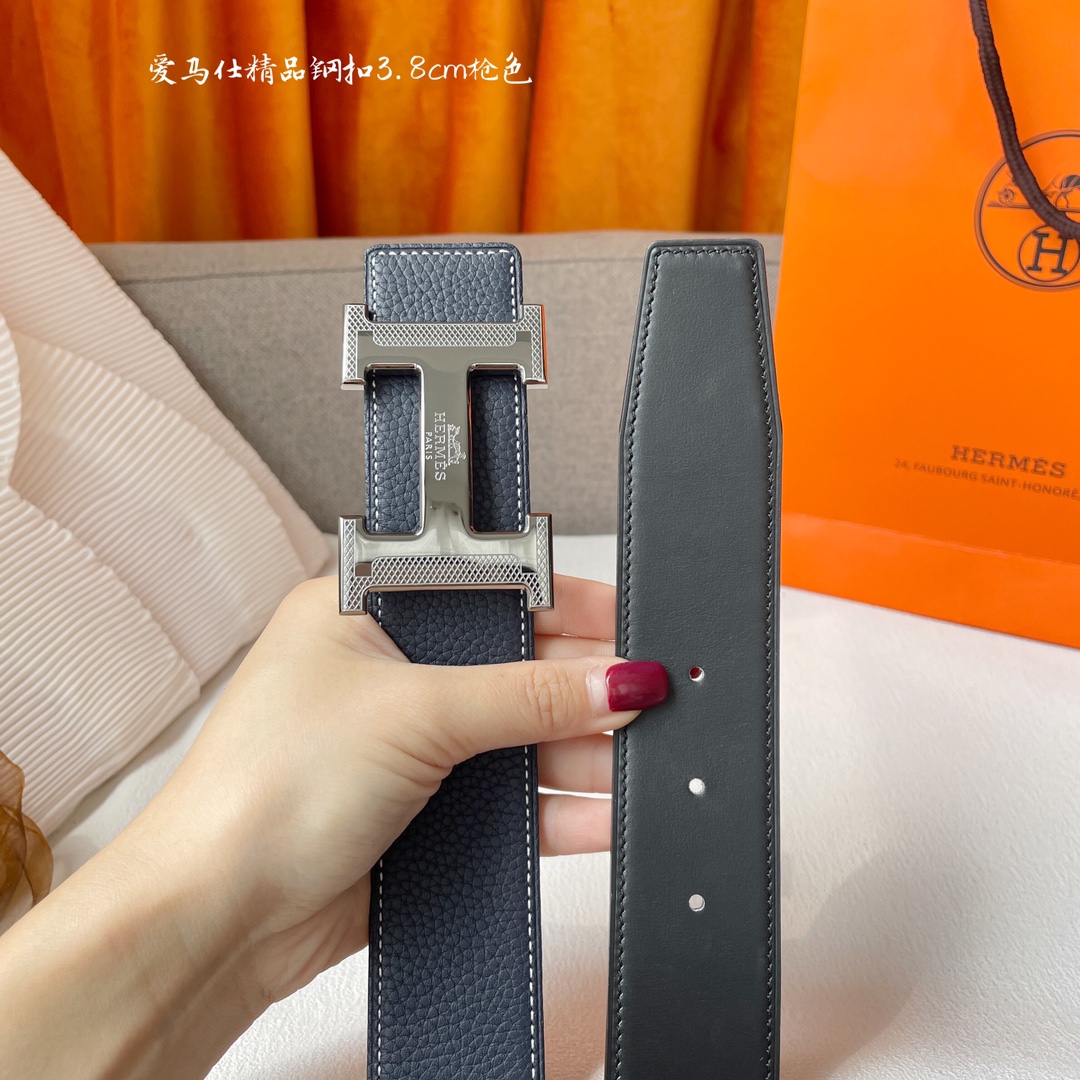 Hermes Leather Belts 1:1 Mirror Version
