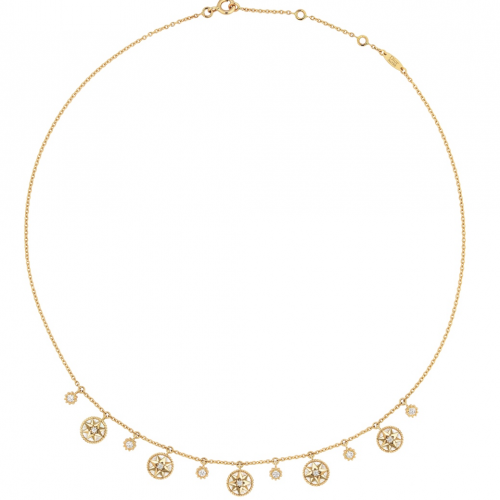 ROSE DES VENTS NECKLACE Dupe, 5 White Compass Necklace