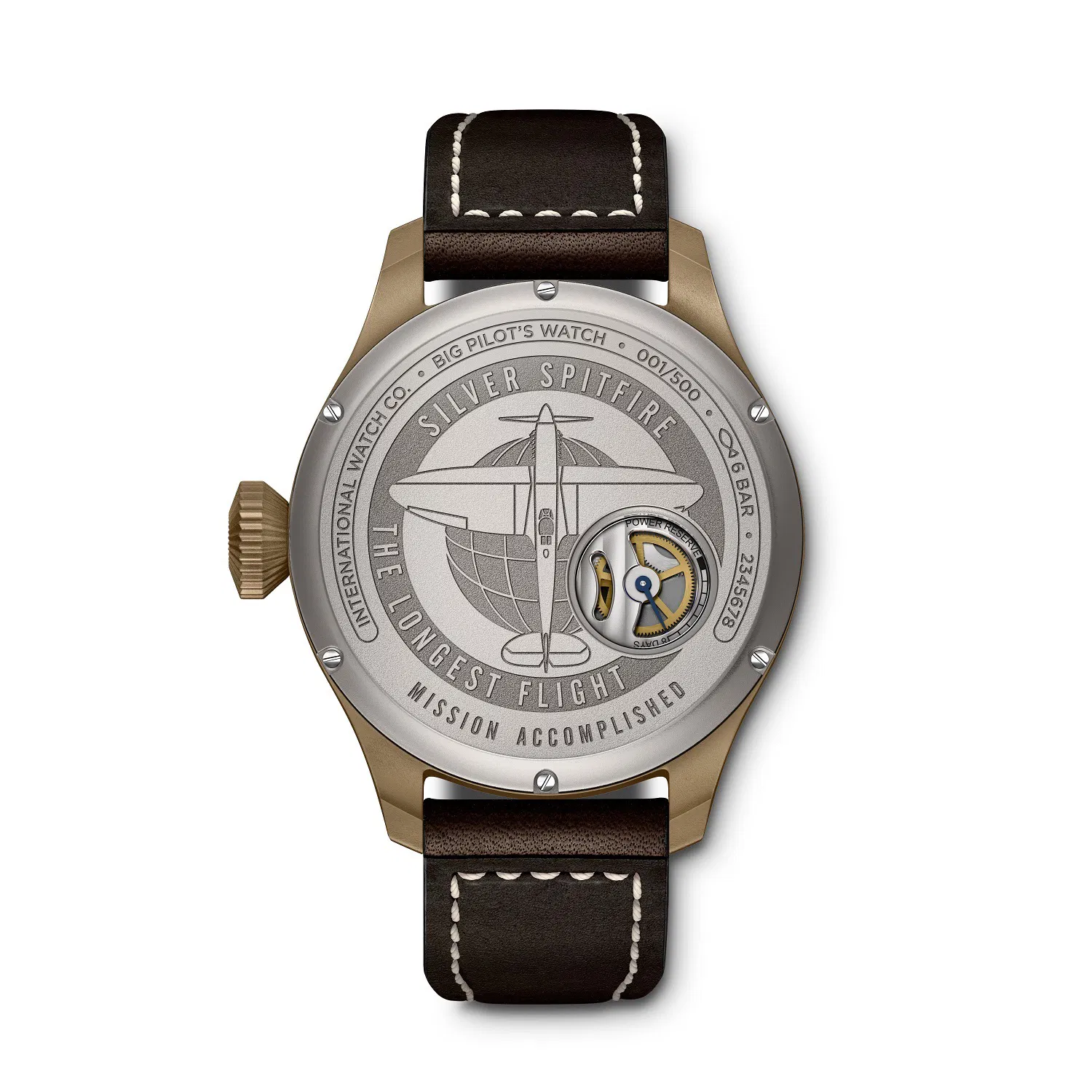 Schaffhausen big Pilots watch big date spitfire edition mission accomplished iw510506