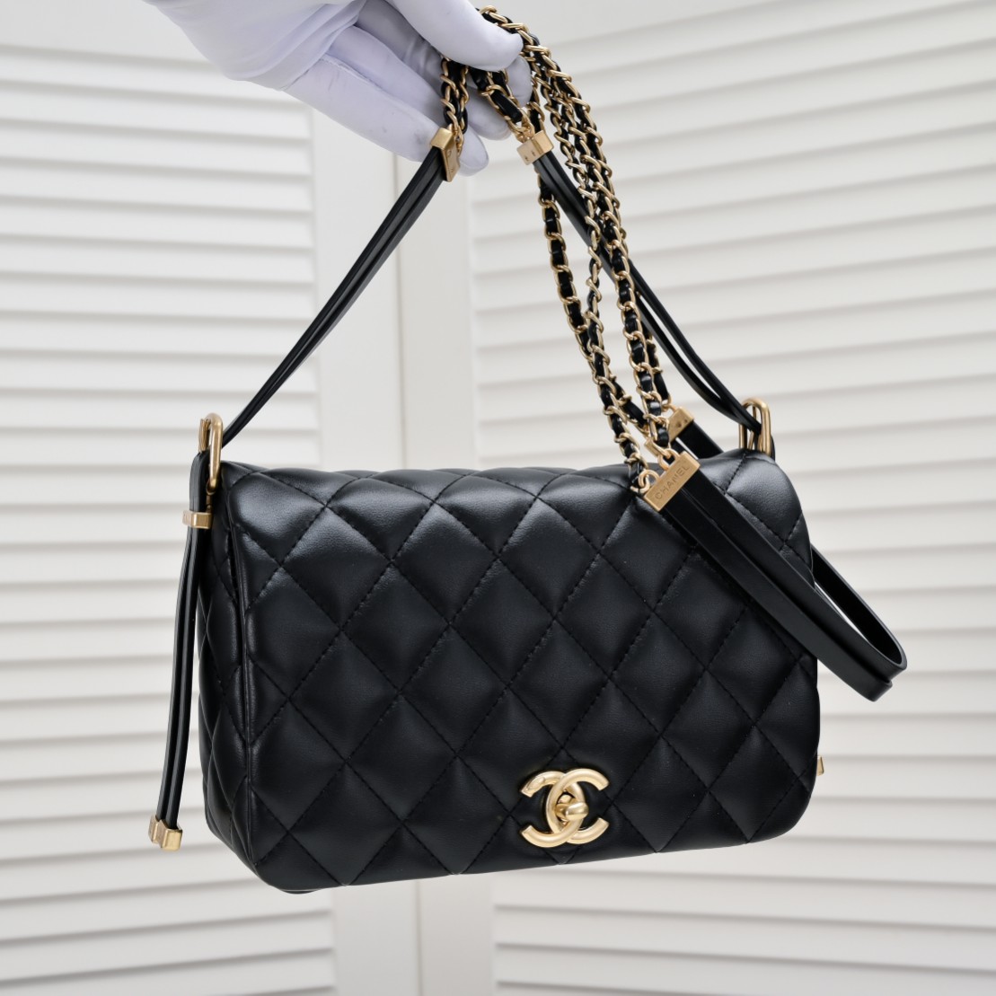 Chanel 23B Messenger Bag Large Shoulder Bag Handbag